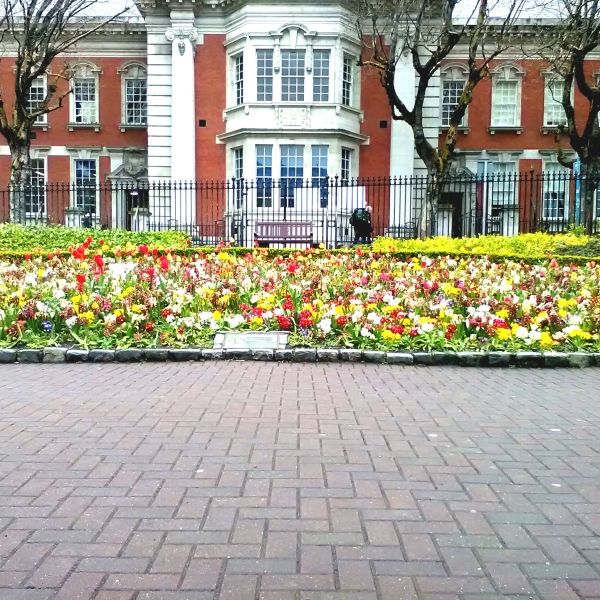 (Photo:) Park beside St Patrick's Cathedral