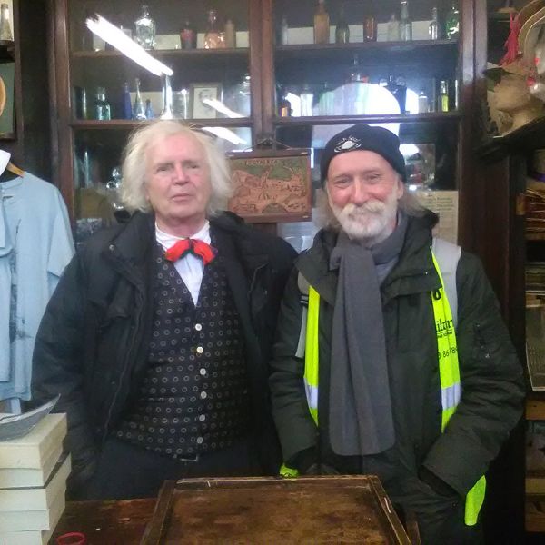 (Photo:) Sweny's Chemist and James Joyce